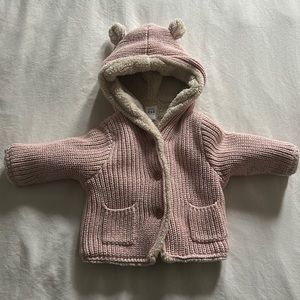 Light Pink Fuzzy Cardigan